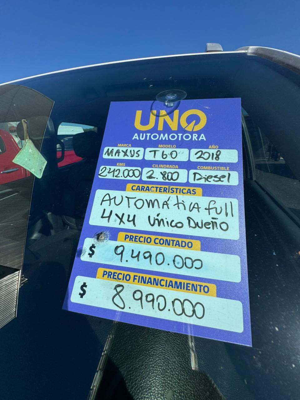 Maxus T60 Automática 4x4 2018