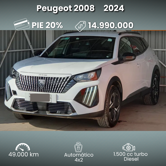 Peugeot 2008 2024 Automático Preventa