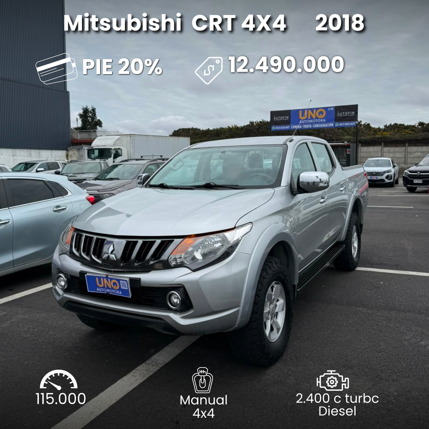 Mitsubishi L200 CRT 4x4 2018