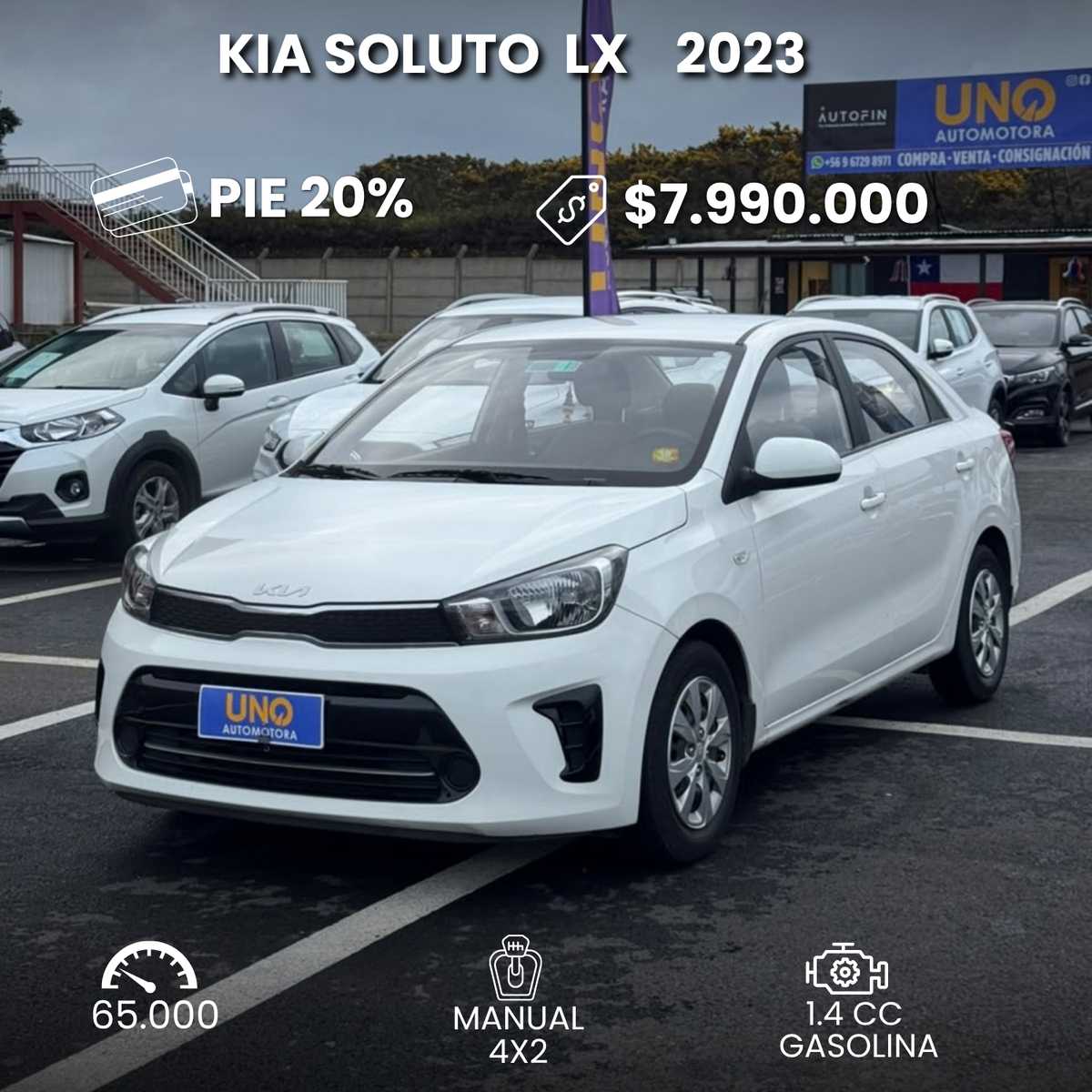 KIA SOLUTO LX 1.4 2023