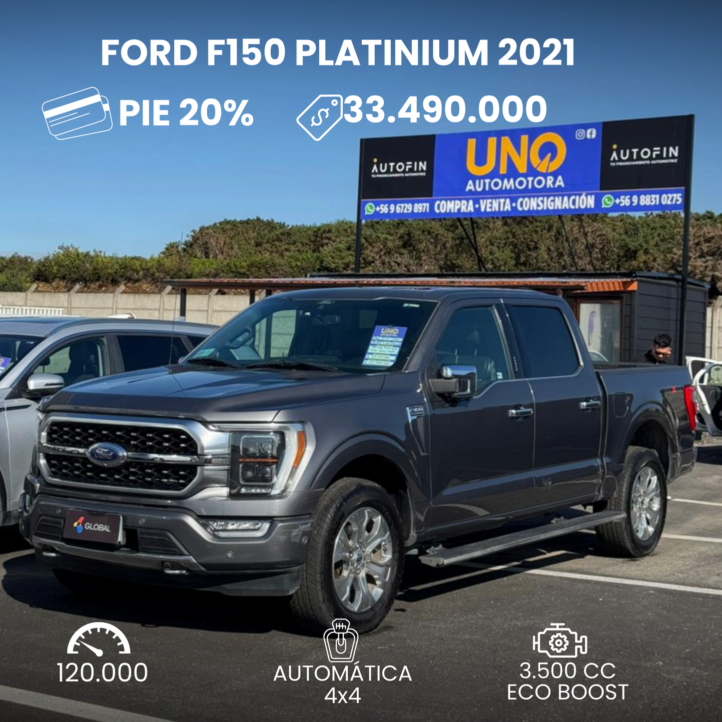 Ford F150 Platinium 2021 v6 Ecoboost