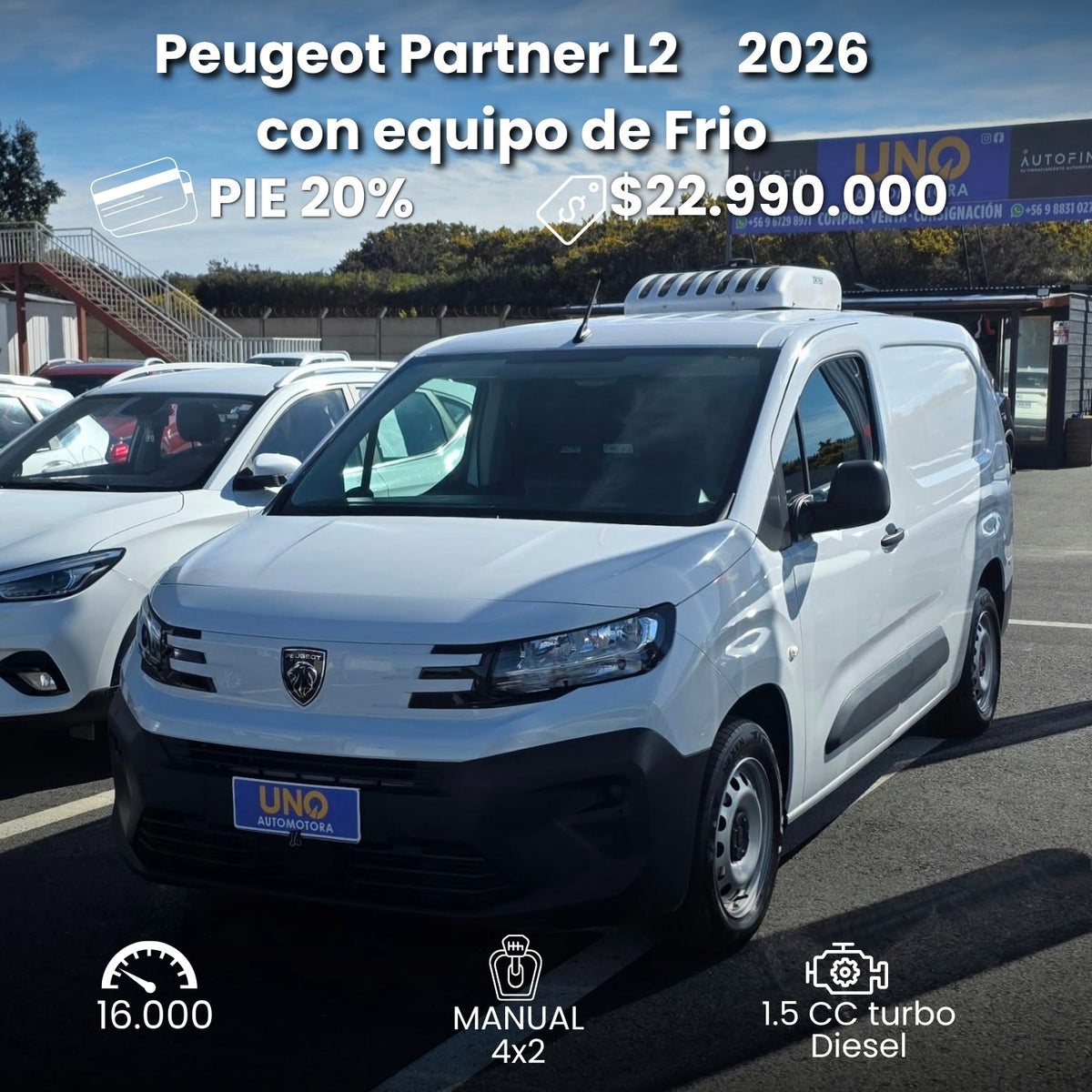 Peugeot Partner L2 año 2026